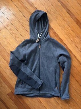 Fjallraven Övik Fleece Gray Zip Hoodie Men’s Large